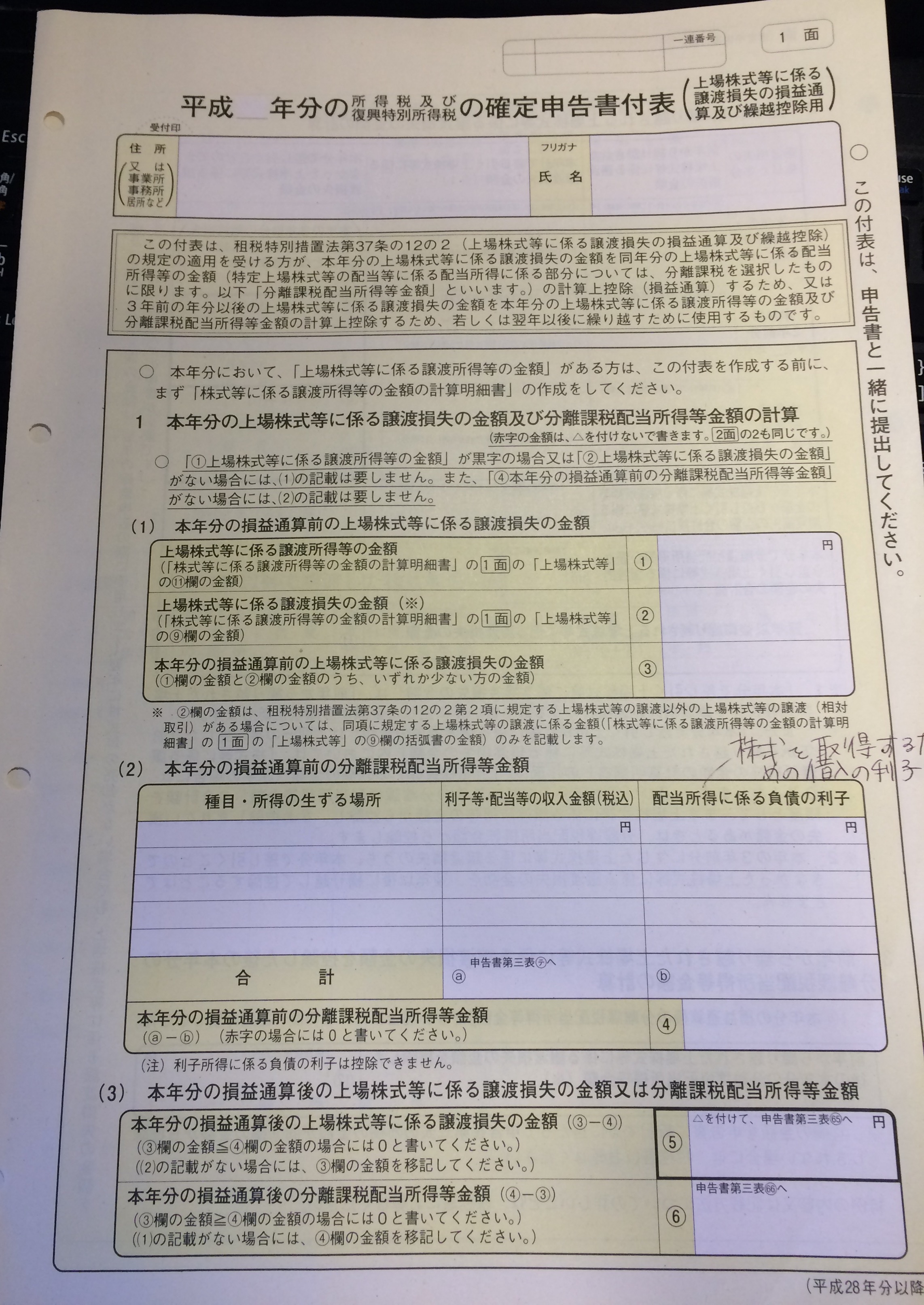 株式の譲渡損益、配当がある場合の申告の注意点
